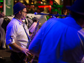 Peter am Saxophon - Oktoberfest 2016 in Hamburg