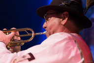 Rainer an der Trompete - Oktoberfest 2016 in Hamburg