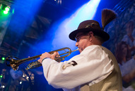 Rainer an der Trompete - Oktoberfest 2016 in Hamburg